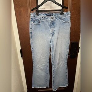 Vintage Lane Bryant Venezia Light Blue Flare Jeans 16 Average